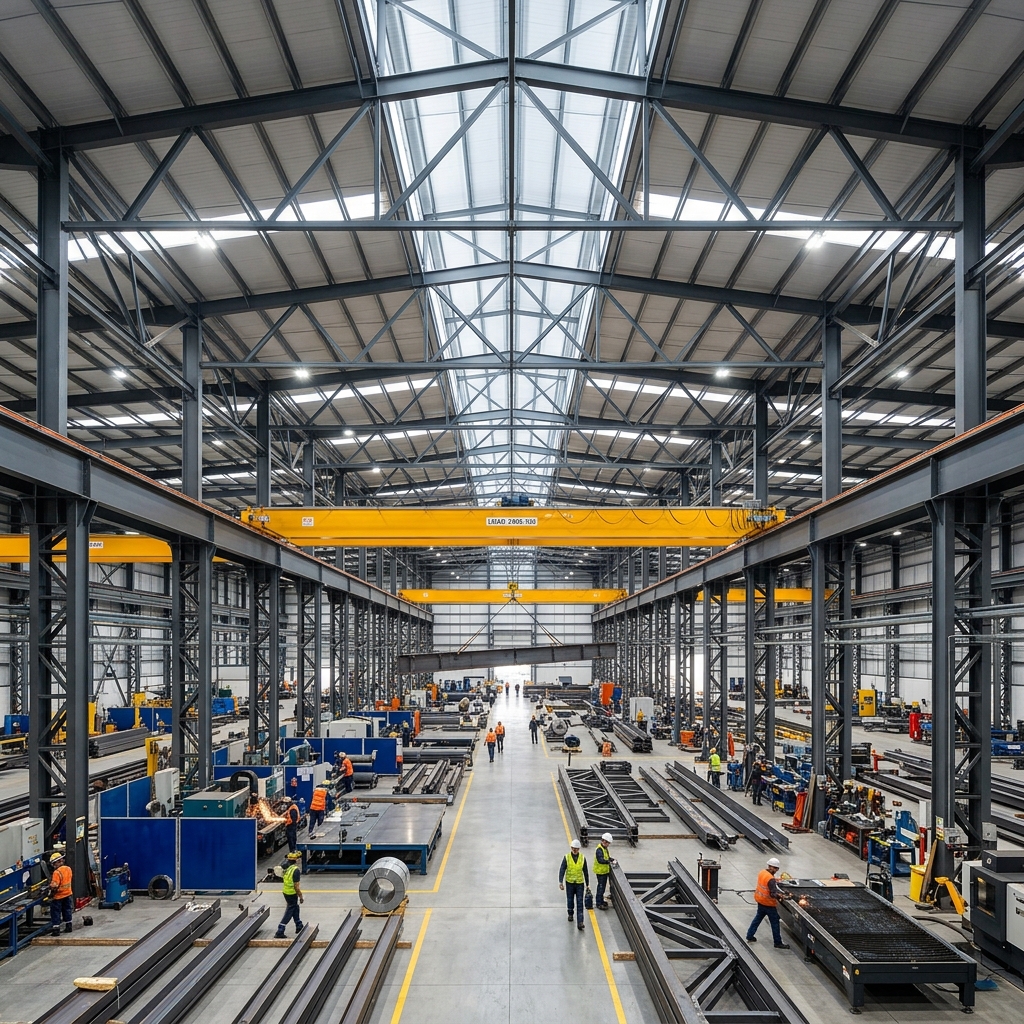 Steel Factory Interior